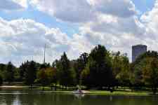 Houston: lake, Houston Texas, herman park