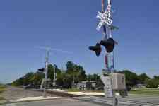 South Houston: strange cloud, Chemtrail, houston texas rail road crossing