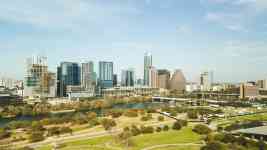 Houston: city, buildings, lake